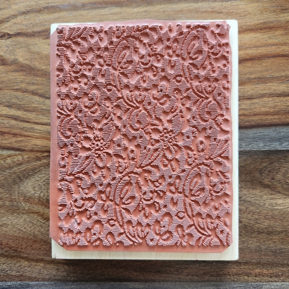 Stampin' Up Large Floral Stamp, Vintage, Craft Cardmaking Art, Beautiful - Picture 2 of 5